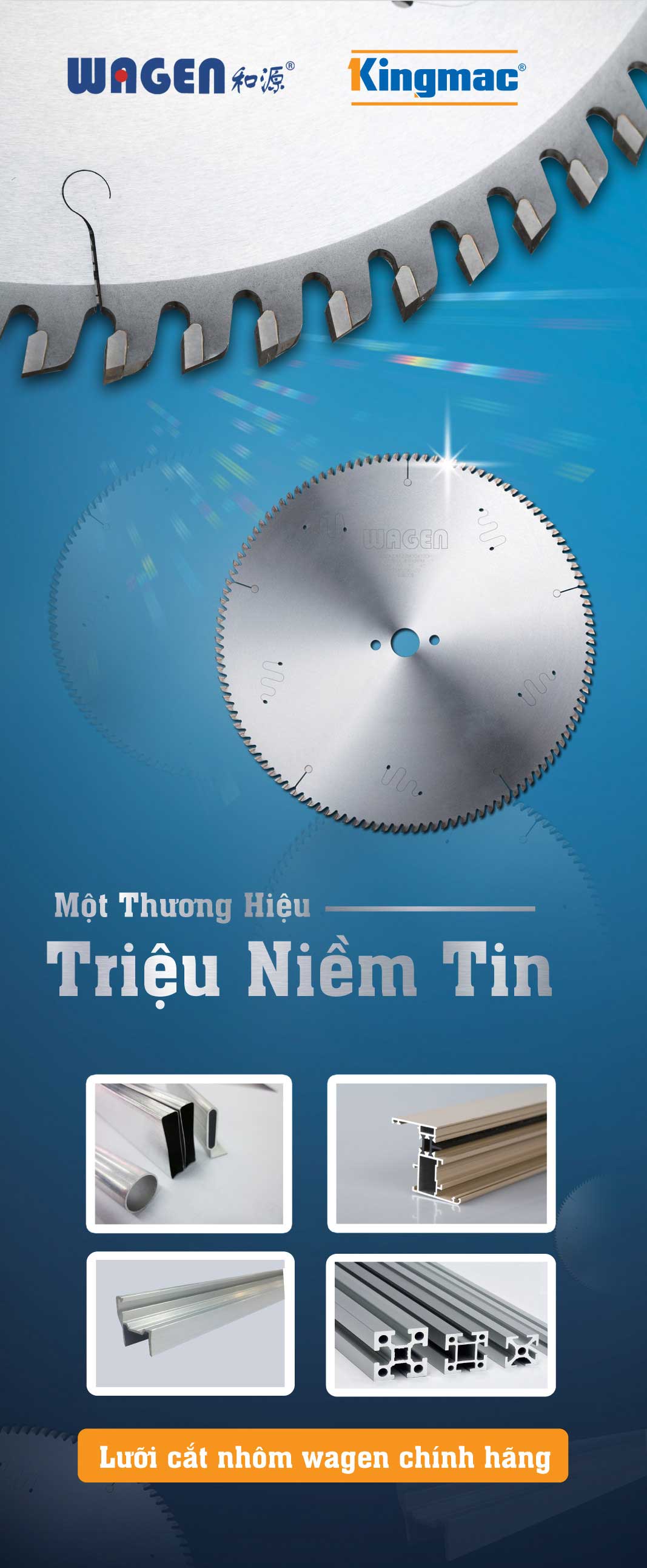 banner lưỡi nhôm